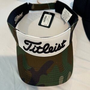 Titleist Camo Golf Visor with White Logo